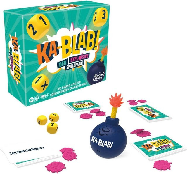 Hasbro KABLAB, Partyspiel, Geschicklichkeit, ab 10 Jahren - Bild 1