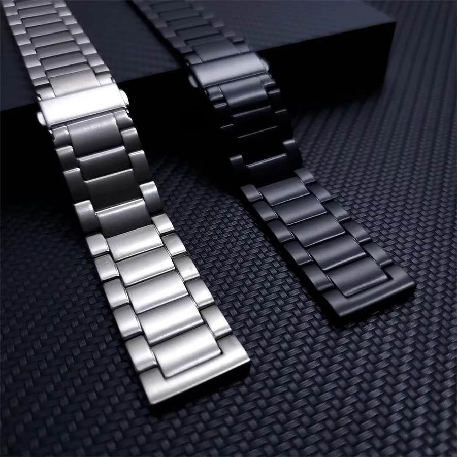 Uhrenarmband Titan, Edelstahl, Silber, 22 mm, Unisex - Bild 2