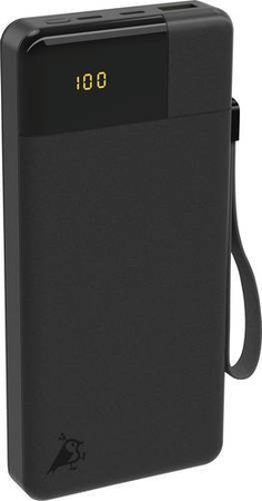 Aqiila B20+B Powerbank 20000 mAh mit USB-A und USB-C in Schwarz