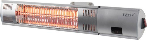 sunred Terrassenheizung Ultra silberfarben 2000 W für bis zu 24 m2 - Bild 1