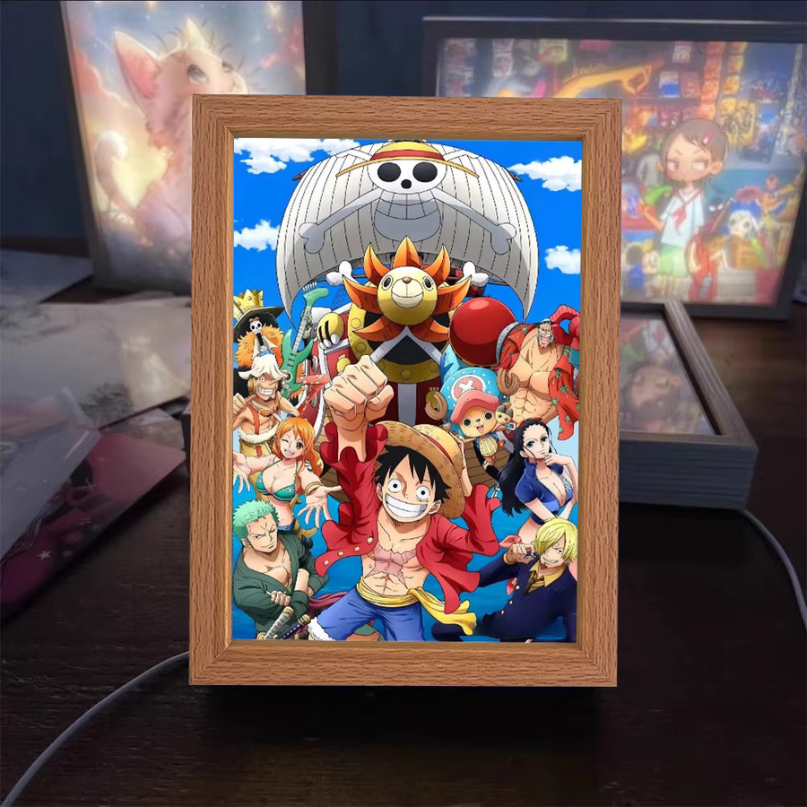 Bandai Anime-Charakter Ruffy LED-Nachtlicht für Schlafzimmer und Arbeitszimmer - Bild 2