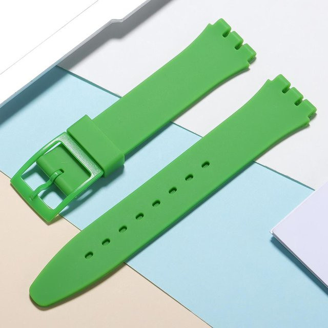 HQstrap Uhrenarmband Silikon, Grün, Unisex, 20mm - Bild 1