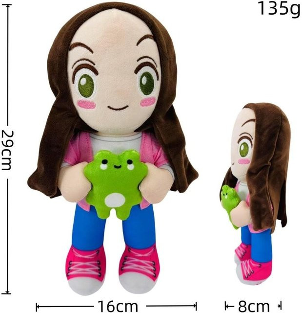 Yiran toy Magische Ausdruck Plüschpuppe, Stofftierpuppe, 25cm, ab 14 Jahren - Bild 1