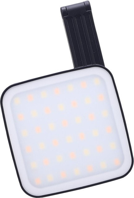 Koogeelife LED Selfie Handylicht, magnetisch und faltbar, wiederaufladbar, Farbe: Schwarz, Farbtemperatur 2500 bis 6500K - Bild 1