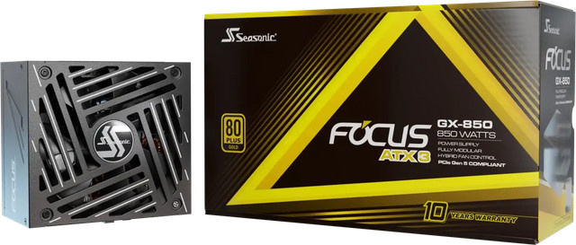 Seasonic FOCUS GX-850 PC-Netzteil 850W ATX 3.1 80 Plus Gold Schwarz - Bild 2