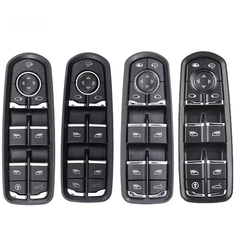 NEVOSA Fensterheberschalter in Schwarz für Porsche Panamera 970, Cayenne 92A, Macan 95B, 718, 918 Spyder, 7PP, 959858, 959855, BDML, 959858 AF - Bild 4