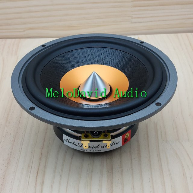 MeloDavid Audio ALP6 6,5 Zoll Auto-Mittelbass-Woofer mit Kevlar-Faser-Verbundkegel, 2 Stück - Bild 1