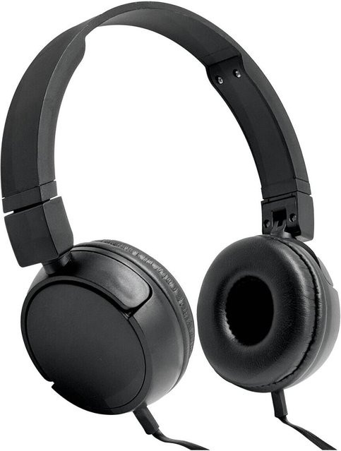 HeiTech On-Ear Kopfhörer in Schwarz mit 3,5 mm Jackanschluss - Bild 1