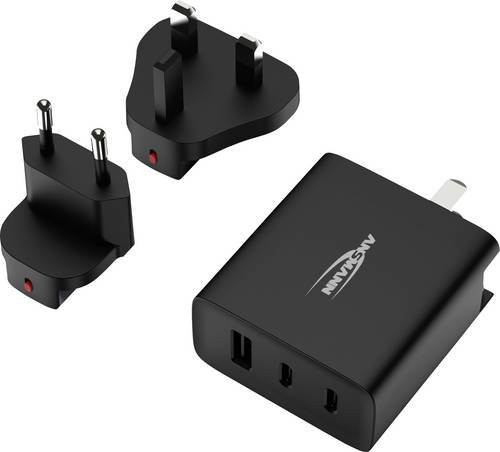 Ansmann USB-Ladegerät Travel Charger TC315 mit 3 Ports und Smart IC, 15,5W, Schwarz - Bild 1