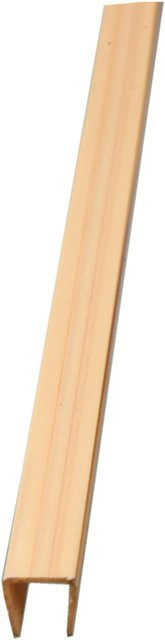 Abdeck-Profil aus Kunststoff für Sichtschutz und Balkonverkleidung in Bambusoptik, Breite: 150 cm - Bild 1