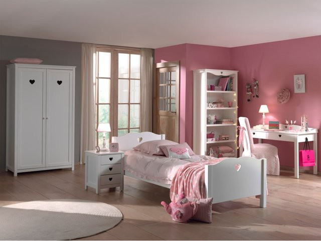 Vipack Komplettzimmer Amori Kleiderschrank 2-türig in Weiß - Bild 1