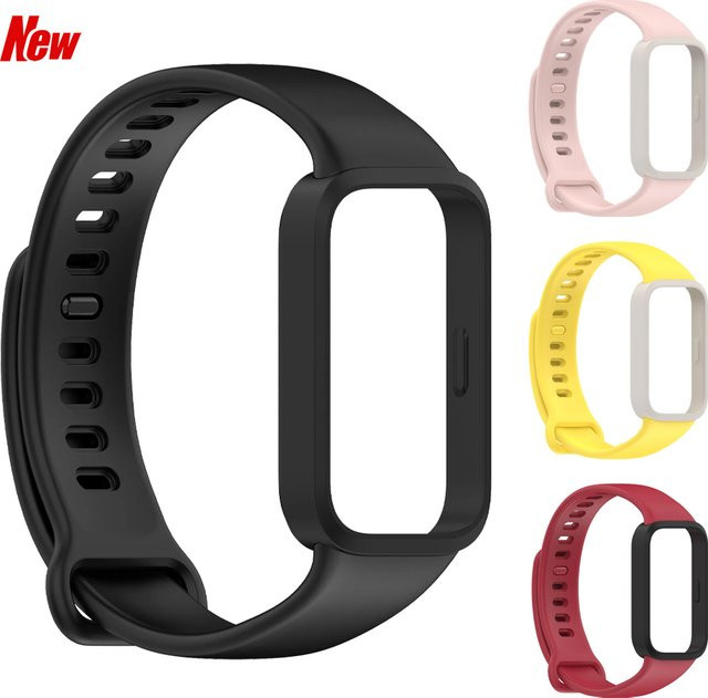 Xiaomi Silikonarmband mit Hülle, Schwarz, Unisex - Bild 1