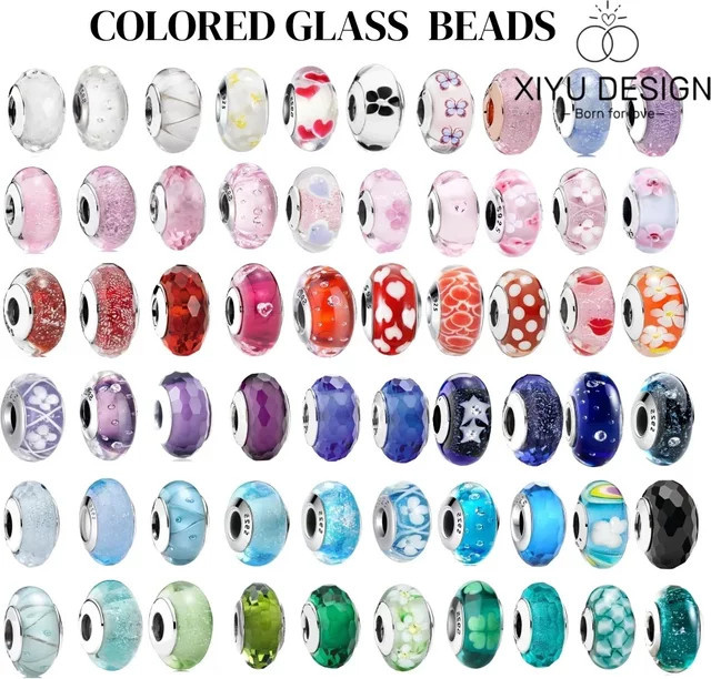 Charms Murano Glas, 925 Silber, Bunt, Damen - Bild 1