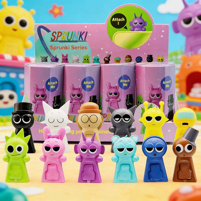 Bandai Sprunki Blind Bag, Mini-Actionfiguren, Einzelfigur, PVC - Bild 1