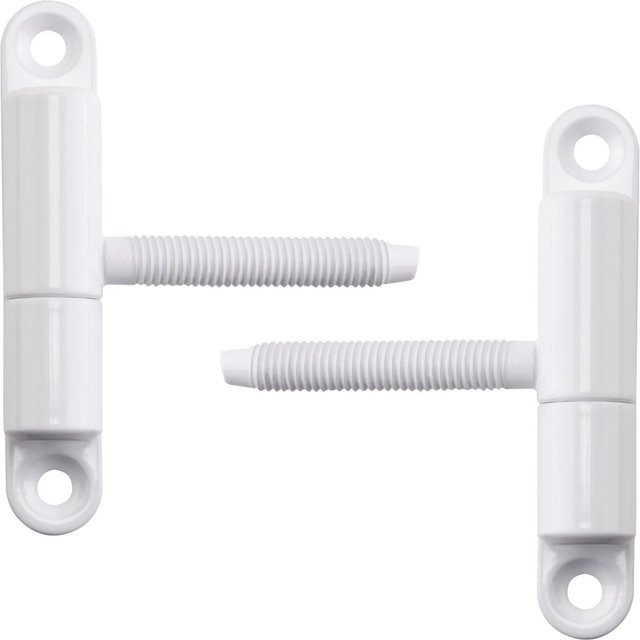 SO-TECH 2 Stück Einbohrband Türband in Weiß mit Zapfen M8 x 50 mm, Maße: 15 x 83 mm - Bild 1