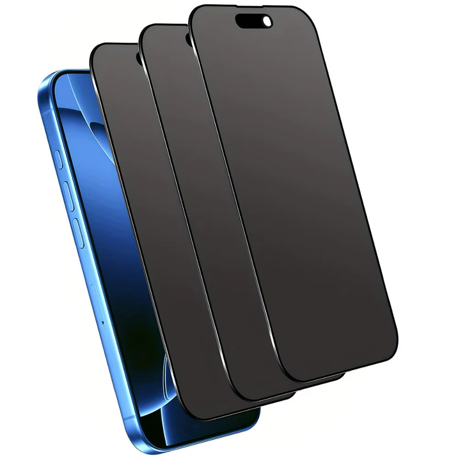 NNBILI 3 Stück Matte Privacy Displayschutzfolie für iPhone 17 16 15 14 13 12 11 Pro Max Plus 17Air 16E - Bild 6