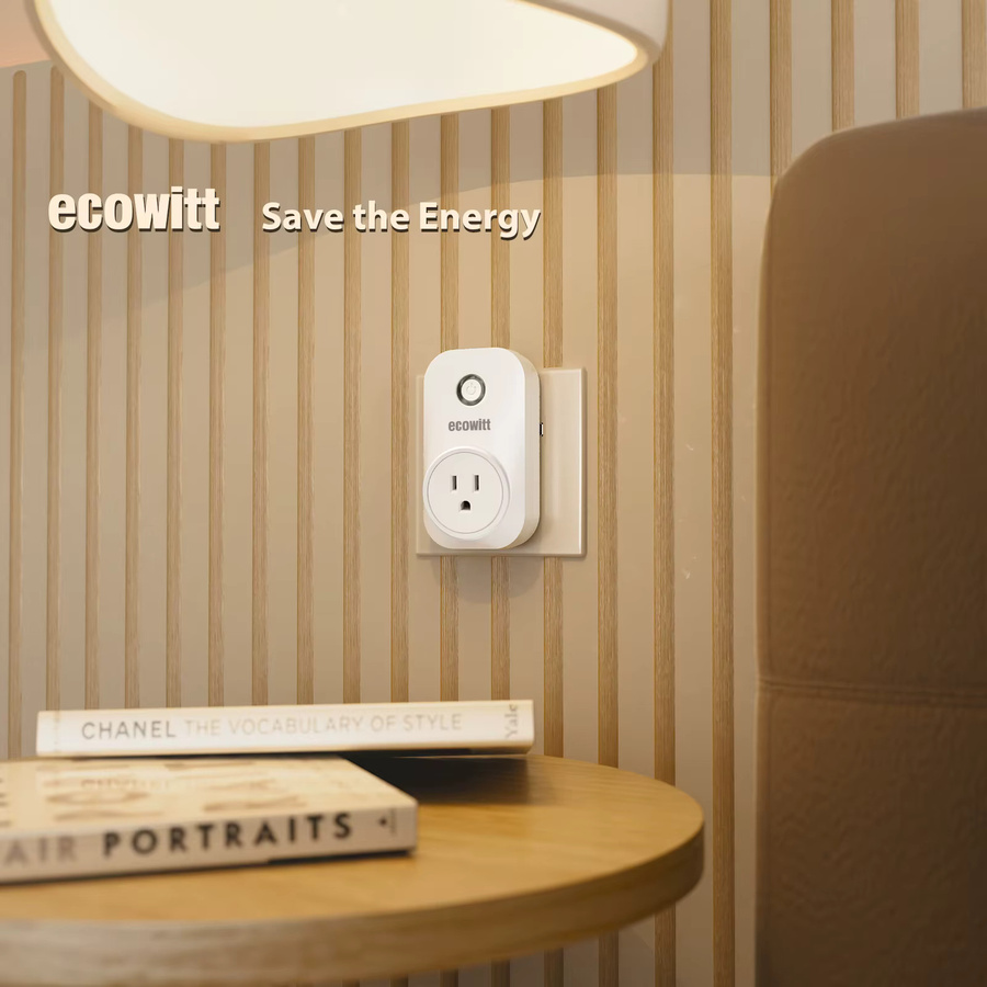 Ecowitt AC1100 IoT Smart Plug WLAN-Steckdose in Weiß mit App-Steuerung und Fernbedienung (Hub erforderlich) - Bild 2