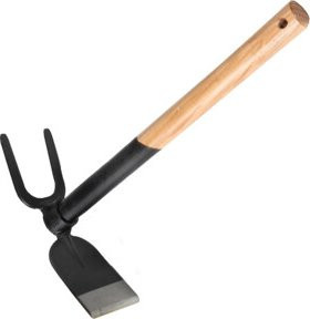 Floraworld Doppelhacke mit Eschenholzstiel in Schwarz, Breite: 8 cm, Höhe: 45 cm - Bild 1