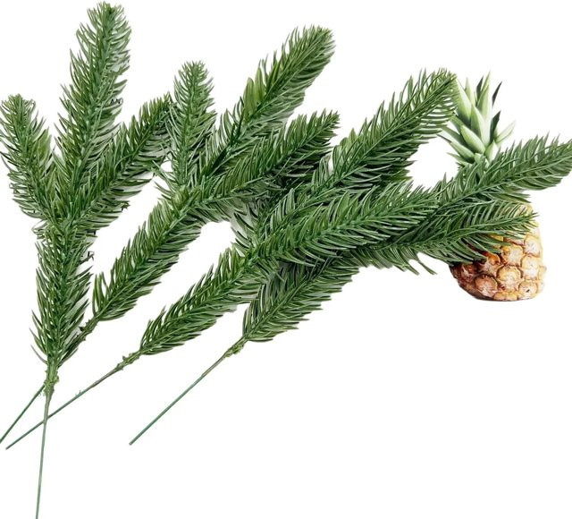 Künstliche Kiefernnadeln in Grün für Garten, Hochzeit und Weihnachtsdekoration - Bild 1
