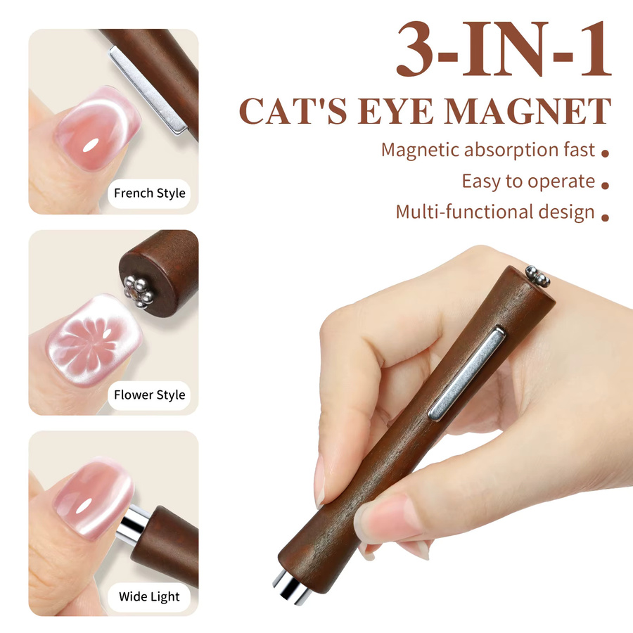Misscheering Magnetischer Nail Art Stick, 2 Stück, Y-Form für Cat Eye Effekt - Bild 2