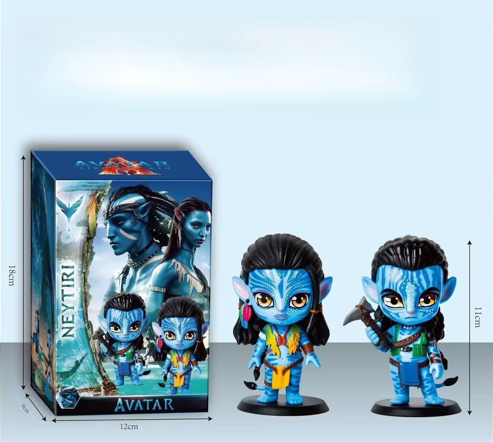 Bandai Avatar Water Road Q-Version Cartoon-Puppe PVC Modell Spielzeug Blind Box in Multicolor - Bild 4