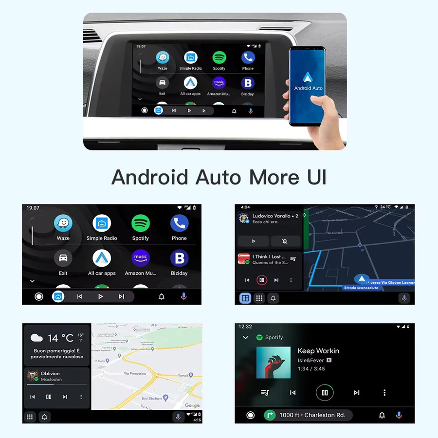 CARABC Wireless CarPlay Modul für BMW NBT System und MINI in Schwarz - Bild 3