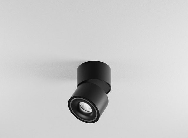 DLS Lighting Clippo S LED-Wand- und Deckenstrahler in Schwarz aus Aluminium mit dim2warm (1800K - 3000K) und Casambi-Steuerung - Bild 1