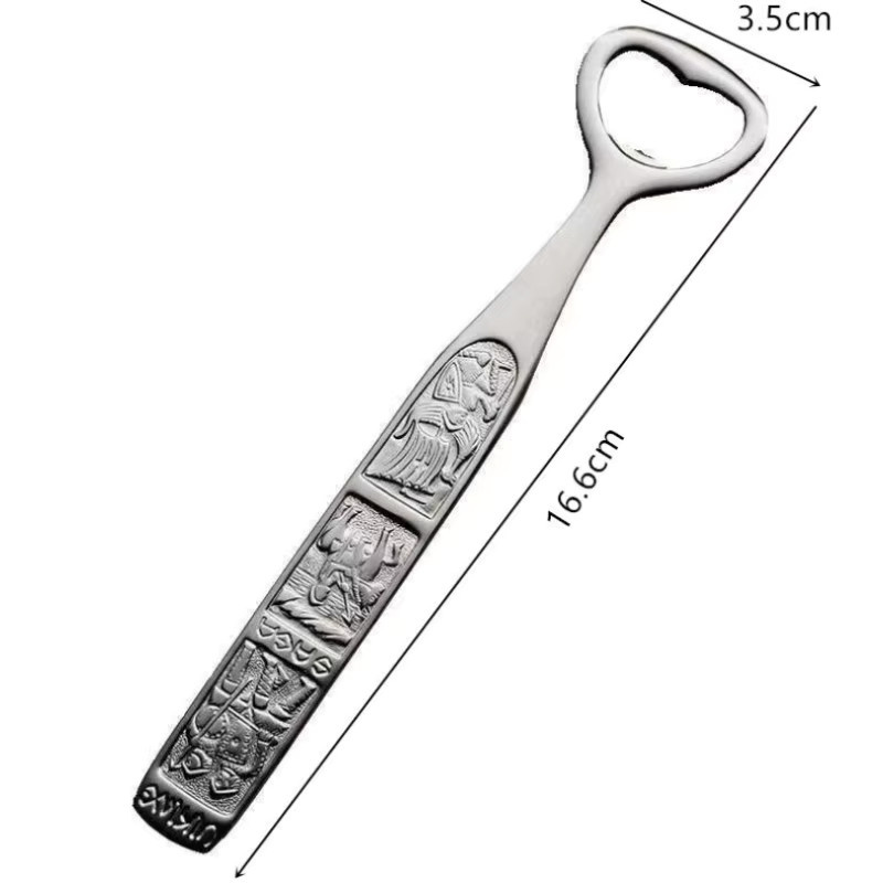 Exquisiter Luxus-Flaschenöffner aus Edelstahl in Herzform, Farbe Silber - Bild 3