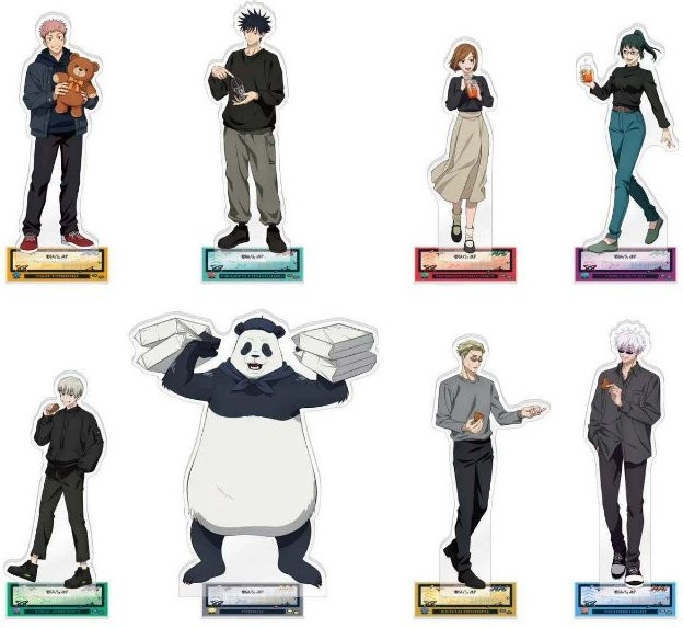 Bandai Jujutsu Kaisen Acryl-Standfigur, Nanami Kento Gojo Satoru, Zubehör - Bild 1