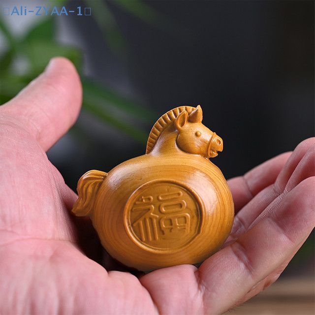 JETTING Feng Shui Pferdefigur aus Holz als dekorative Statue für dein Zuhause - Bild 1