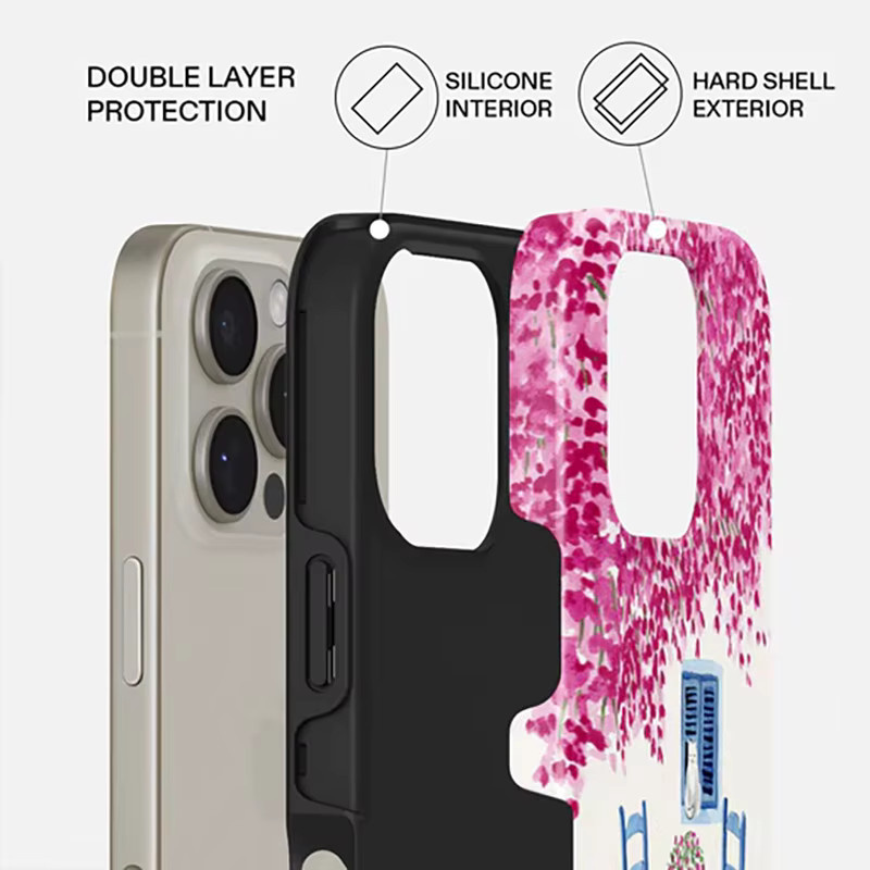 Griechische Mesimeri Doppelschichtige Allover-Handyhülle für Google Pixel 10 9 8 Pro XL, Mehrfarbig - Bild 4