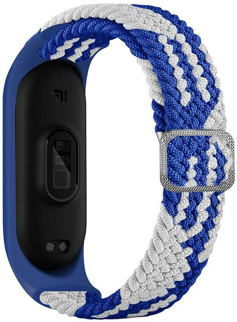 Smart Armband Nylonband, geflochten, blau, Unisex - Bild 1