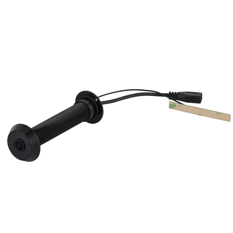 HQCAM Kabellose WLAN LED-Türspion-Kamera mit 1080P Full HD, 2MP Auflösung, Weitwinkel, IR-Audio und Tuya-Unterstützung in Schwarz - Bild 3