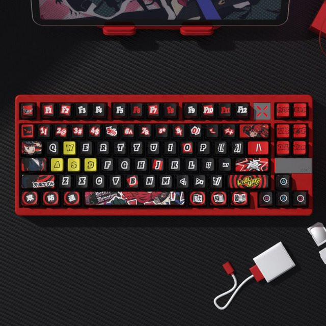 Made68 Anime Kasumi Ren Keycaps aus PBT mit 122 Tasten für mechanische Tastaturen, fünfseitig sublimationsbedruckt - Bild 1