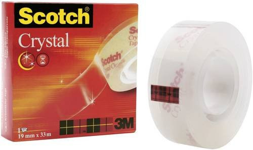 Scotch Crystal Clear Klebeband transparent Breite: 19 mm, Länge: 33 m - Bild 1