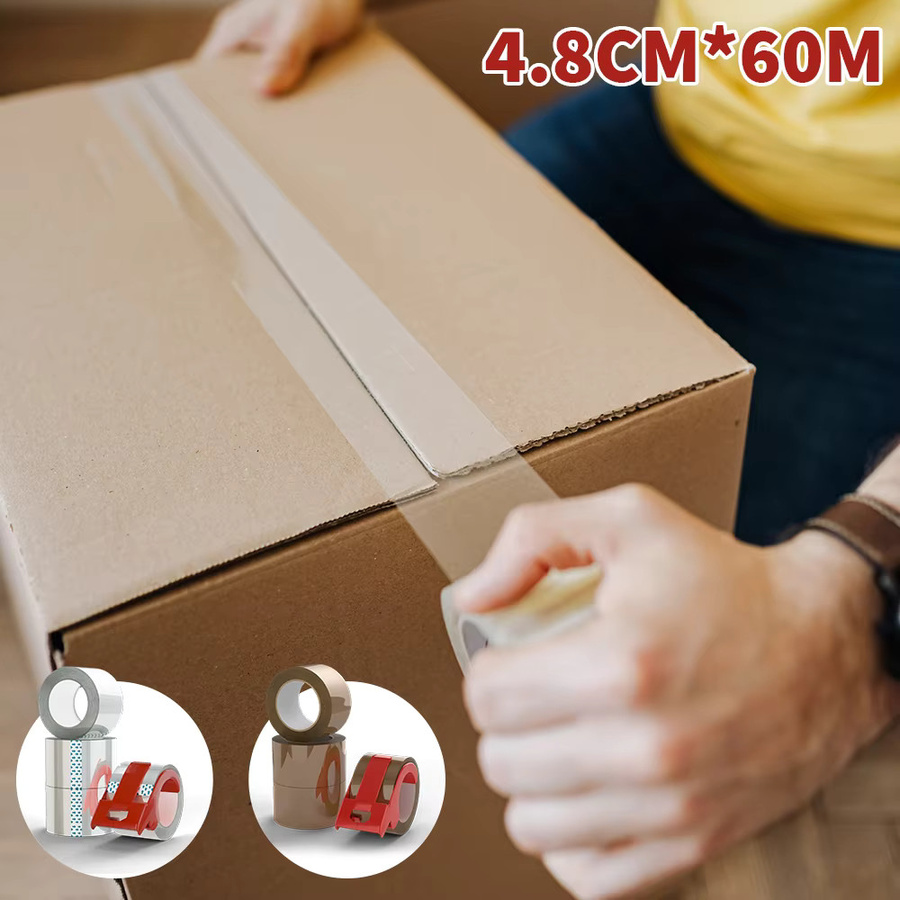 Transparentes Logistik-Verpackungsband aus Kunststoff für Umzugskartons und Versandboxen - Bild 4