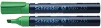 Schneider Permanentmarker Maxx 233 mit Keilspitze in Blau und Grün - Bild 1