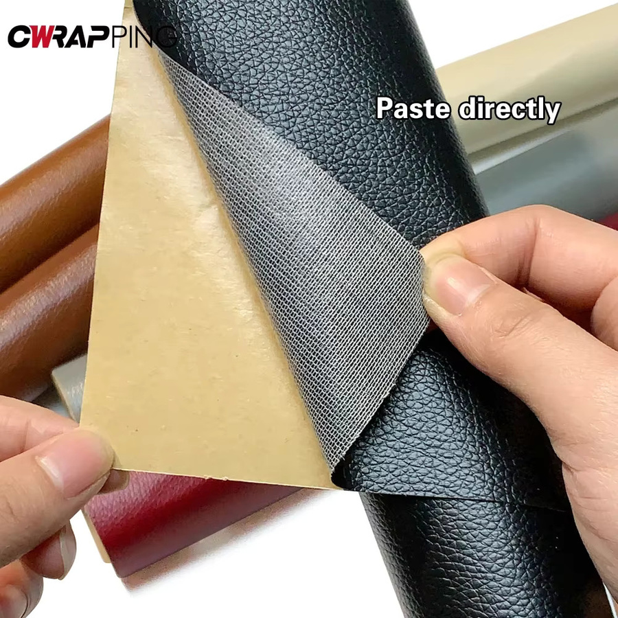 Wasserdichte Vinyl-Reparaturfolie in Mehrfarben für Autoverpackungen und DIY-Projekte aus PU-Leder - Bild 2