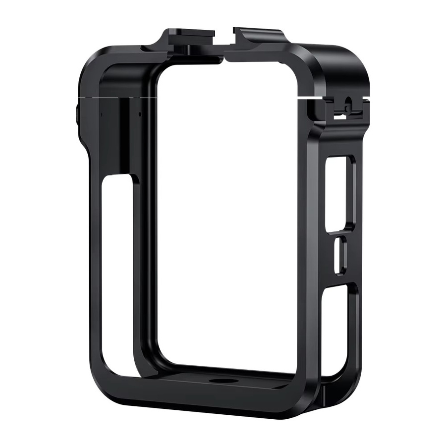 Flymile Osmo 360-Käfig-Schutzhülle für DJI Osmo 360 in Schwarz aus Aluminiumlegierung mit Kaltschuh-Erweiterungshalterung - Bild 7