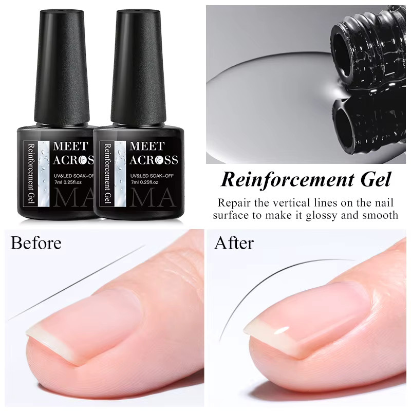 MEET ACROSS Gel-Polish, klares Aufbaugel, glänzend - Bild 3