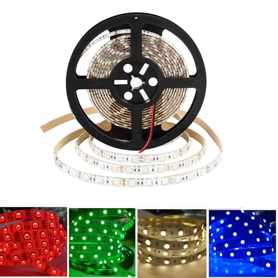 TAKEY LED-Streifen 5050 RGB und Warmweiß wasserdicht flexibel, Länge: 5 Meter - Bild 2