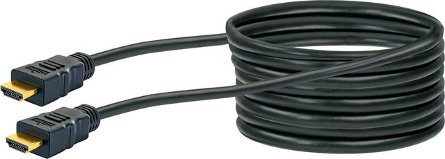 Schwaiger High-Speed HDMI Kabel Typ A mit Ethernet Schwarz Gold 10 m - Bild 3