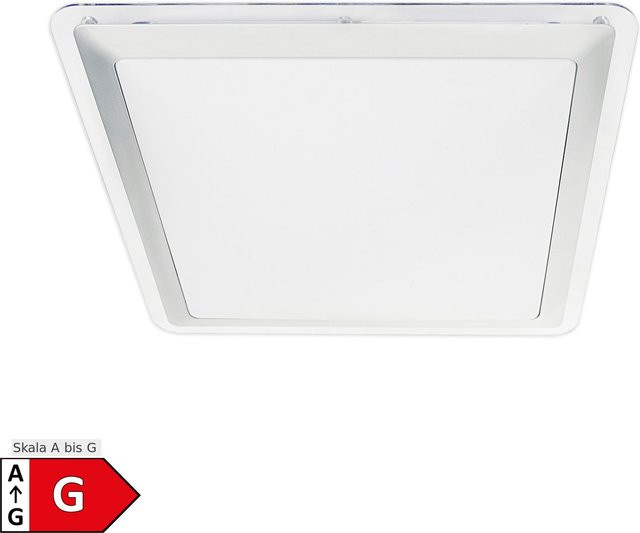 Näve LED Deckenleuchte BRADFORT in Weiß und Silber, B/H/T: 33,5 x 8,0 x 33,5 cm - Bild 1