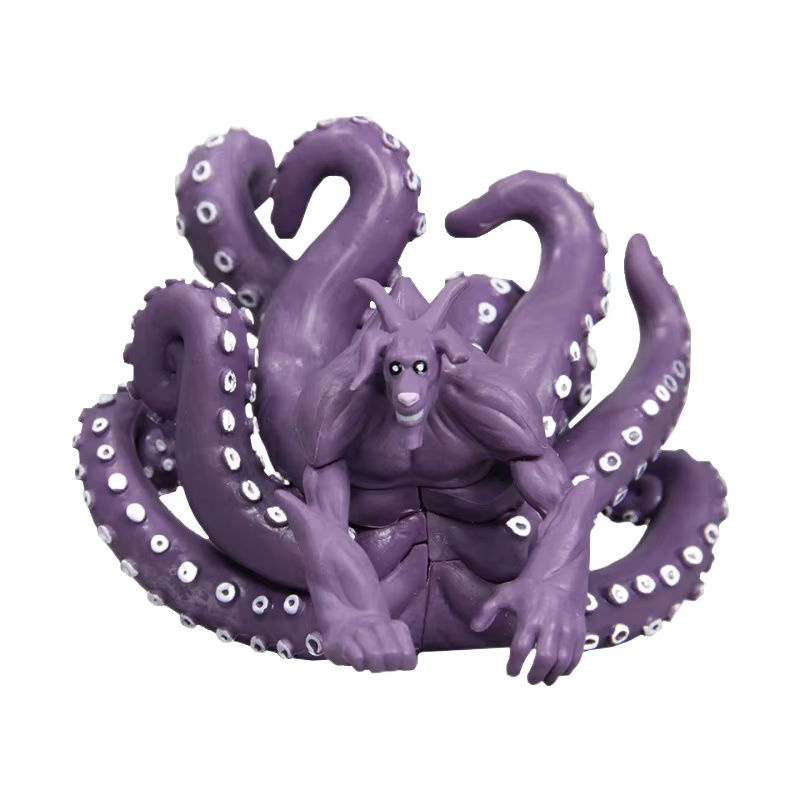 Bandai Naruto Anime Tail Beast Series Schreibtischspielzeug Ornament aus Kunstharz in Lila, Höhe: 10 cm - Bild 4