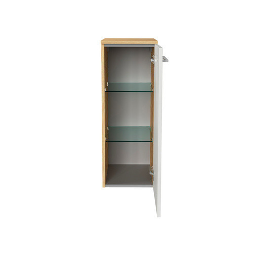 Fackelmann B.Style Bad-Hängeschrank Sandeiche und Weiss, B/H/T: 30,2 x 82,6 x 32 cm - Bild 2
