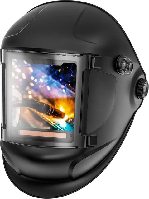 STAHLWERK Schweißhelm Titan 3 In 1 Automatik Schweißermaske in Schwarz - Bild 1
