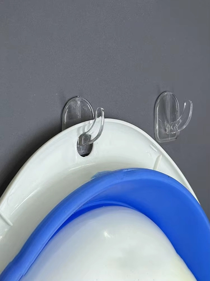 GQHOME Transparente Mini-Klebehaken aus Kunststoff, wasserdichte selbstklebende Haken für den Haushalt und die Küche - Bild 5