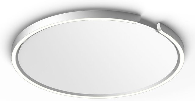 Occhio Mito soffitto 60 up LED-Deckenleuchte in Silber matt und Weiß matt mit Occhio air Modul, Narrow Lichtsteuerung und x-tra warm LED (2200K - 3500K) - Bild 1