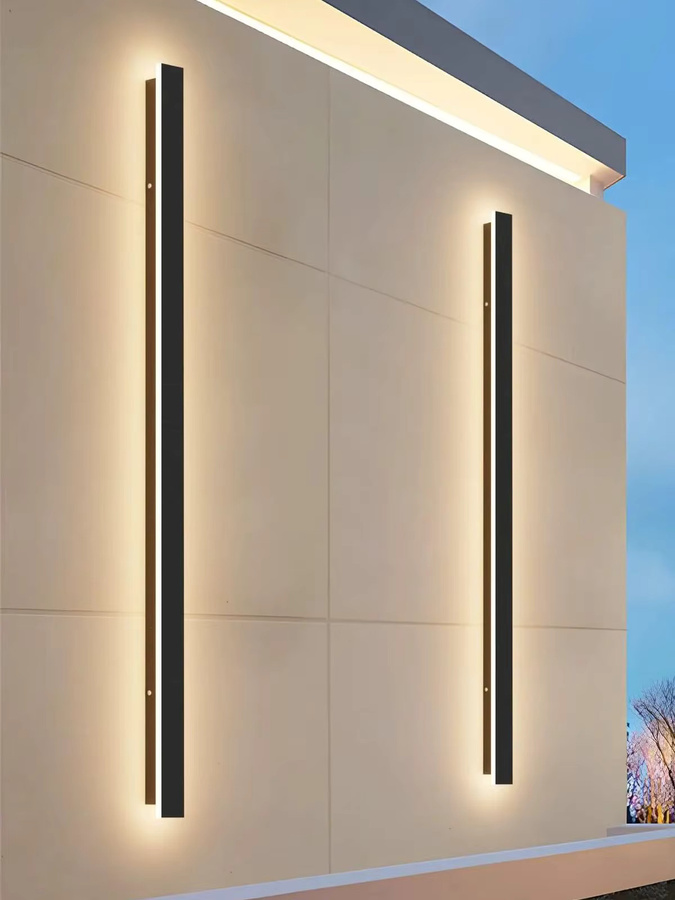 IRALAN LED Außenwandleuchte Up-Down in Schwarz, Wasserdichte IP65 Gartenlampe für Treppe und Außenbereich - Bild 7