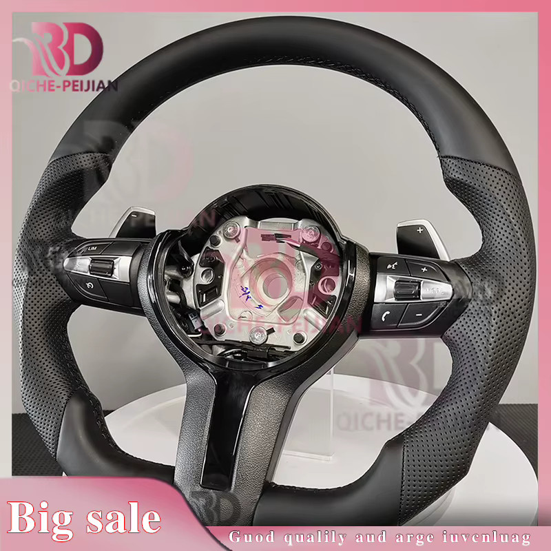 M Sport Lenkrad in Schwarz für BMW M5 F10 F11 M3 F30 F15 F16 F20 F21 F25 F26 - Bild 2
